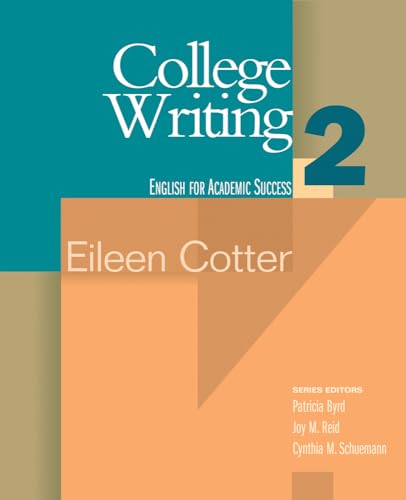 Beispielbild fr College Writing 2 (Houghton Mifflin English for Academic Success) zum Verkauf von Wonder Book