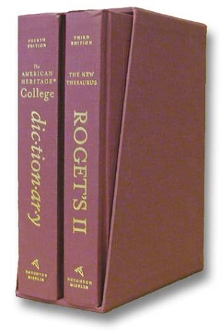 Stock image for The American Heritage College Dictionary 4th Edition, PLUS Roget's II The New Thesaurus, 3rd Edition for sale by Heisenbooks