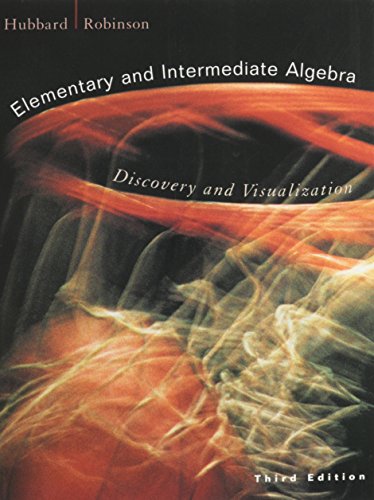 Elementary + Intermediate Algebra Discovery + Visualization, 3rd Ed + H M Cubed + Smarthinking (9780618242894) by Hubbard, Elaine