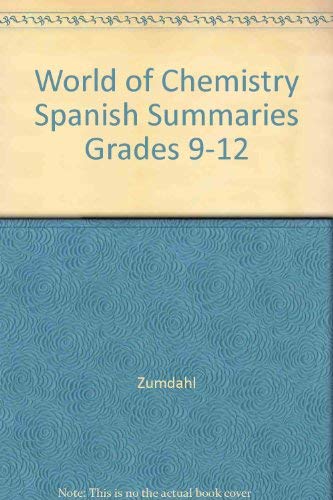 Stock image for World of Chemistry Spanish Summaries Grades 9-12 for sale by Nationwide_Text