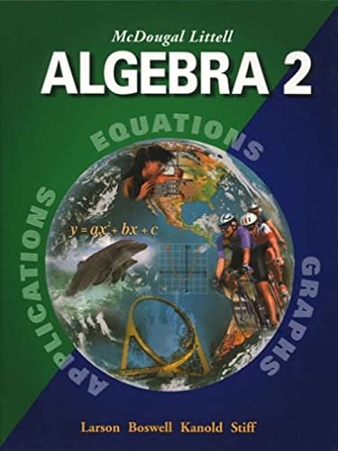 Stock image for McDougal Littell Algebra 2: Student Edition (C) 2004 2004 for sale by Hippo Books