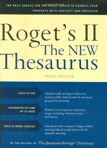 Stock image for Roget's II: The New Thesaurus for sale by Save With Sam