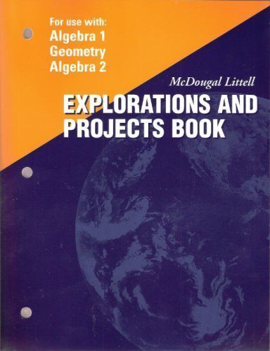 9780618255238: McDougal Littell Explorations and Projects Books (For Use with Algebra 1, Geometry, Algebra 2)