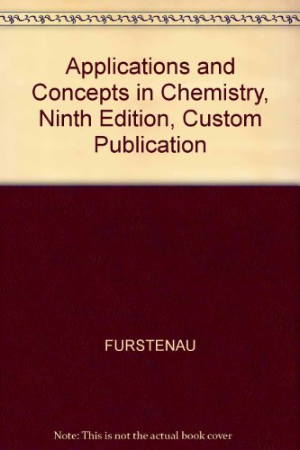 Stock image for Applications & Concepts in Chemistry for sale by Sandi's Bookshelf