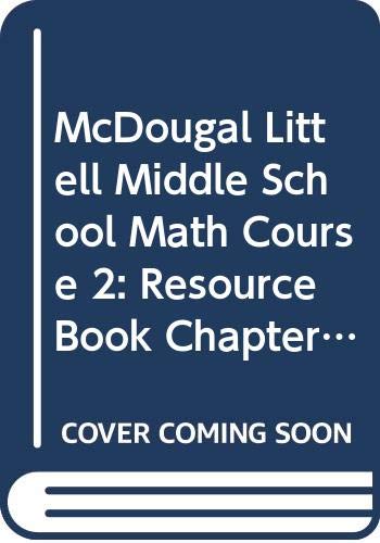 Imagen de archivo de McDougal Littell Middle School Math Course 2 Resource Book Chapter 5 a la venta por Nationwide_Text