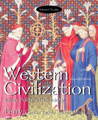 Stock image for Western Civilization Vol. I : Ideas, Politics, and Society for sale by Better World Books: West