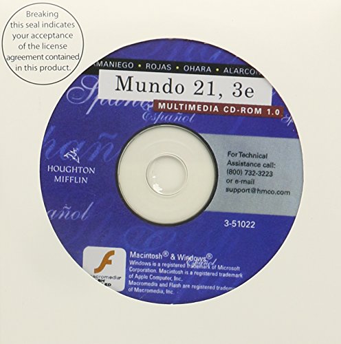 CD-ROM for Samaniego/Rojas/Ohara/Alarconâ€™s Mundo 21, 3rd (9780618275823) by Samaniego, FabiÃ¡n