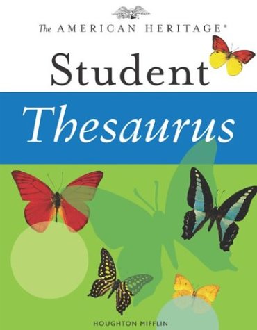 Imagen de archivo de The American Heritage Student Thesaurus a la venta por HPB-Diamond