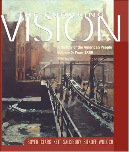 Imagen de archivo de Enduring Vision. A History of the American People Volume 2: From 1865 a la venta por medimops