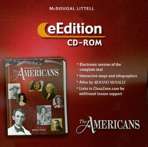 The Americans, E-edition CD-ROM (9780618284870) by MCDOUGAL LITTEL