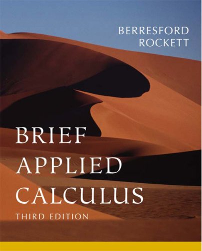 9780618293438: Brief Applied Calculus for Business