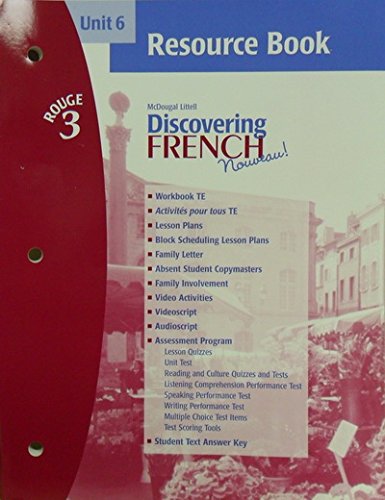 Beispielbild fr Discovering French Nouveau! Rouge 3 (French Edition) zum Verkauf von BooksRun