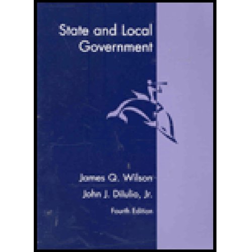 Beispielbild fr State And Local Government Supplement For Wilson/Diiulio  s American Goverment, 9th ; 9780618299836 ; 0618299831 zum Verkauf von APlus Textbooks