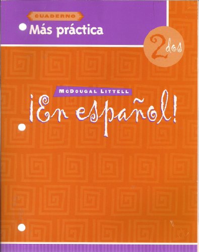 Stock image for En Espanol: Level 2 Mas Practica Cuaderno (Spanish Edition) for sale by Orion Tech