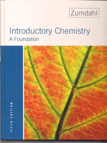 Imagen de archivo de Introductory Chemistry: A Foundation a la venta por Your Online Bookstore