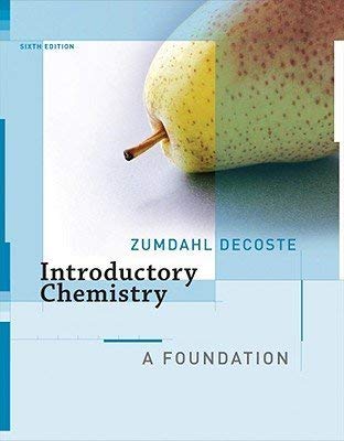 Beispielbild fr Introductory Chemistry: A Foundation, 5th zum Verkauf von HPB-Red