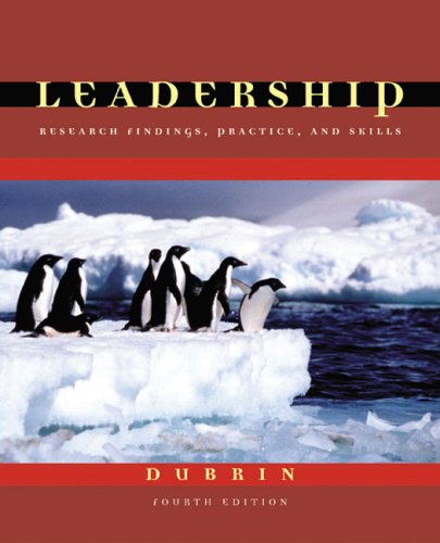 9780618305964: Leadership: Research Findings, Practice and Skills