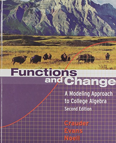 Stock image for Functions and Change, Custom Publication for sale by Better World Books