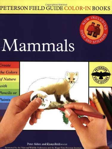 9780618307364: Peterson Field Guide Color-in Book: Mammals