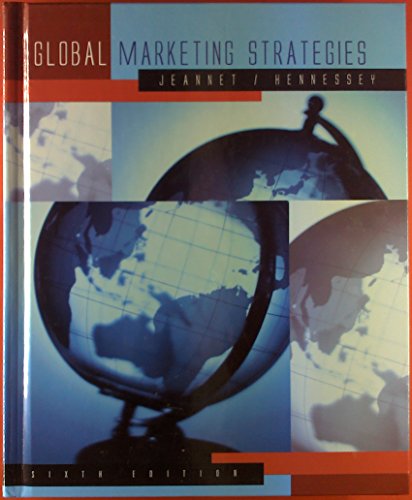 9780618310593: Global Marketing Strategies