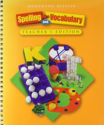 Beispielbild fr Spelling and Vocabulary zum Verkauf von Better World Books
