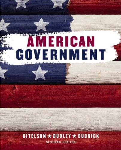 Imagen de archivo de American Government a la venta por The Book Cellar, LLC