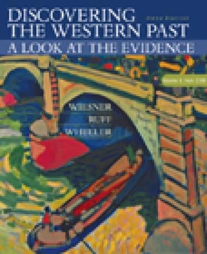 Imagen de archivo de Discovering the Western Past: A Look at the Evidence, Volume II: Since 1500 a la venta por Wonder Book