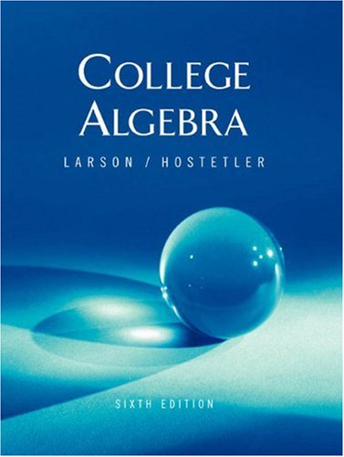 Beispielbild fr College Algebra zum Verkauf von Your Online Bookstore