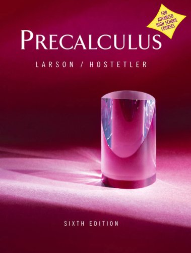 Precalculus (9780618314355) by Larson, Ron