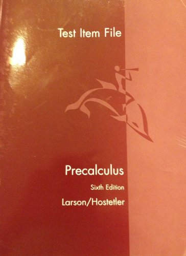 9780618314393: Precalculus Tif 6ed