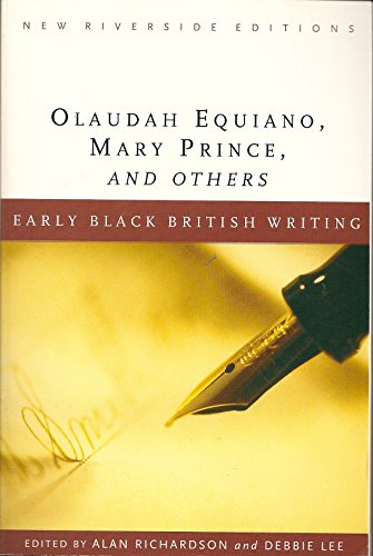 Imagen de archivo de Early Black British Writing (New Riverside Editions) a la venta por Mr. Bookman