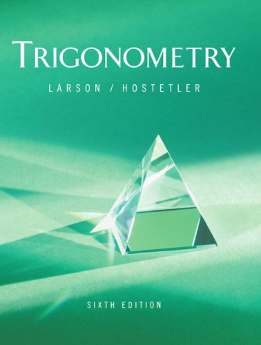 Beispielbild fr Trigonometry zum Verkauf von Wonder Book