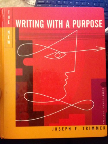 Beispielbild fr The New Writing with a Purpose zum Verkauf von Better World Books