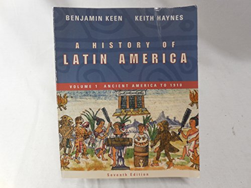 Imagen de archivo de A History of Latin America: Volume 1: Ancient America to 1910 a la venta por SecondSale