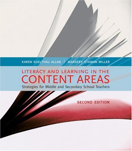 Beispielbild fr Literacy and Learning in the Content Areas : Strategies for Middle and Secondary School Teachers zum Verkauf von Better World Books