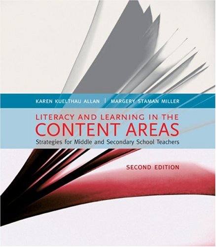 Stock image for Literacy and Learning in the Content Areas : Strategies for Middle and Secondary School Teachers for sale by Better World Books