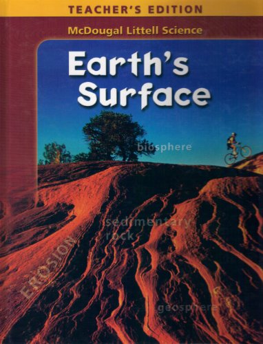 Imagen de archivo de McDougal Littell Science: Earth's Surface, Teacher's Edition a la venta por -OnTimeBooks-