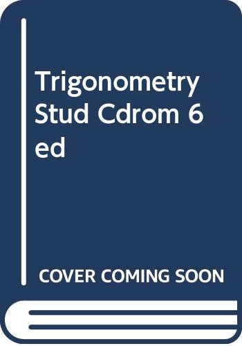 Trigonometry Stud Cdrom 6ed (9780618335114) by Larson