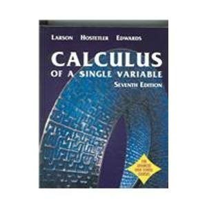 9780618336050: Calculus of a Single Variable