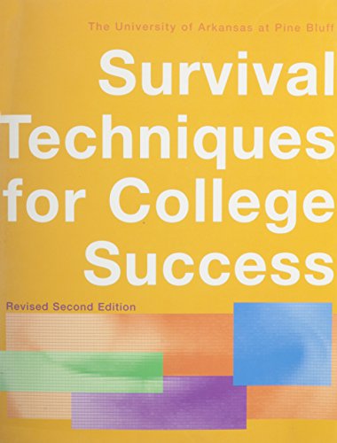 Stock image for Survival Techniques Revised, Second Edition, Custom Publication for sale by HPB-Red