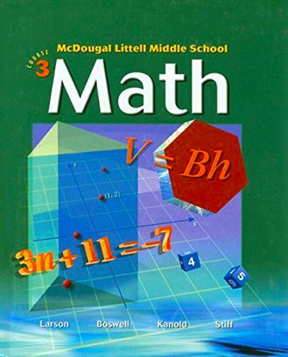 9780618344543: McDougal Littell Middle School Math, Course 3: Teacher’s Resource Package