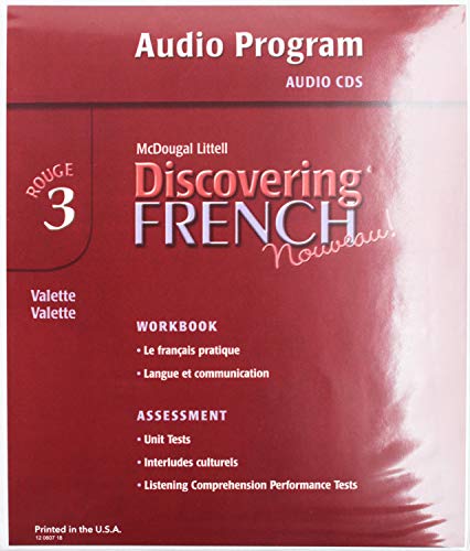 9780618345397: Discovering French Nouveau Audio Cd Program, Level 3