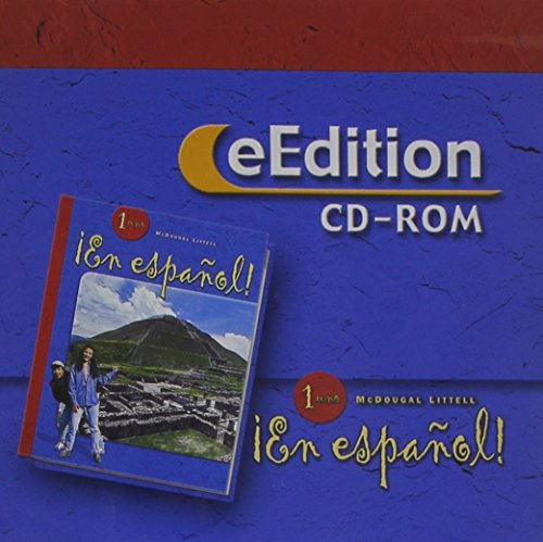 Stock image for McDougal Littel, !En Espanol! Spanish Level 1: eEdition CD-ROM: Original Wraps (2004 Copyright) for sale by ~Bookworksonline~