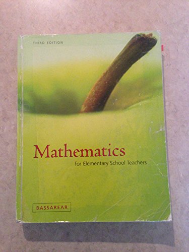 9780618348862: Mathematics for Elementary School Teachers