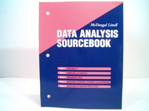 Stock image for McDougal Littell Algebra 1 : Data Analysis Sourcebook for sale by TextbookRush