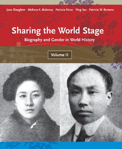 9780618370474: Sharing the World Stage: Biography and Gender in Western Civilisation