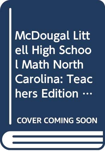 Stock image for McDougal Littell High School Math North Carolina: Teachers Edition Geometry 2004 for sale by ThriftBooks-Dallas