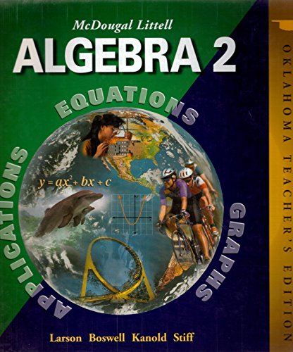 Stock image for McDougal Littell High School Math Oklahoma: Teachers Edition Algebra 2 2004 for sale by HPB-Red