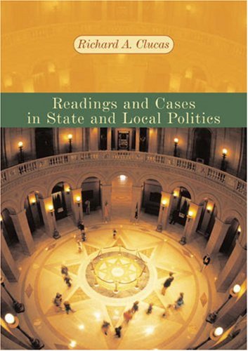 Stock image for Readings and Cases in State and Local Politics for sale by Ergodebooks