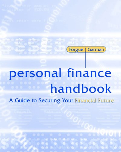 Imagen de archivo de Personal Finance Handbook: A Guide to Securing Your Financial Future a la venta por Mispah books